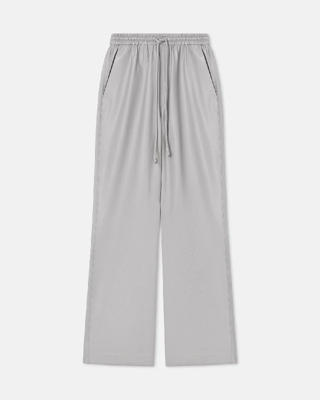 Calie - Drawstring Okobor™ Pants - GreyParachute Pants