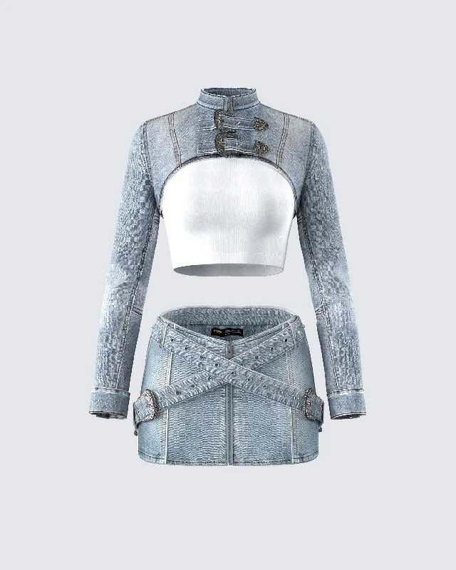 Eirene Denim Set