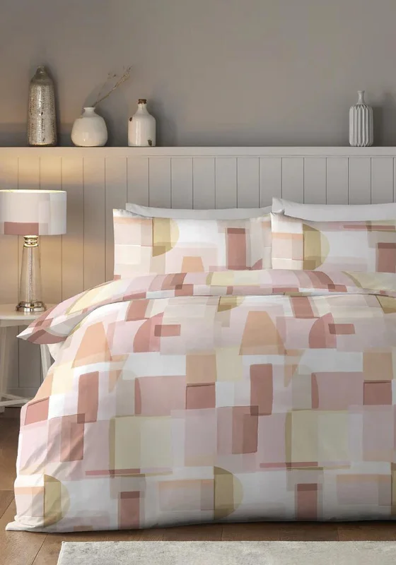 Appletree Myla Duvet Cover Set, Terracotta