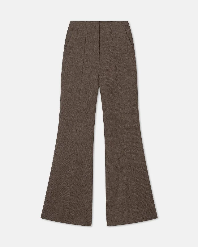 Carillo - Sale Wool Slim-Leg Pants - WalnutInsulated Pants