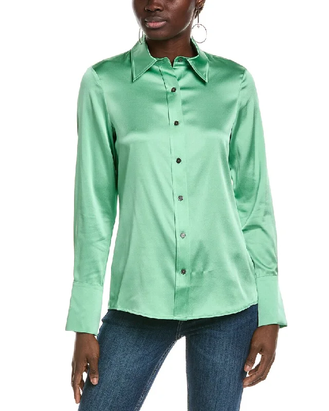 Statement ShirtsRamy Brook Victoria Silk-Blend Blouse