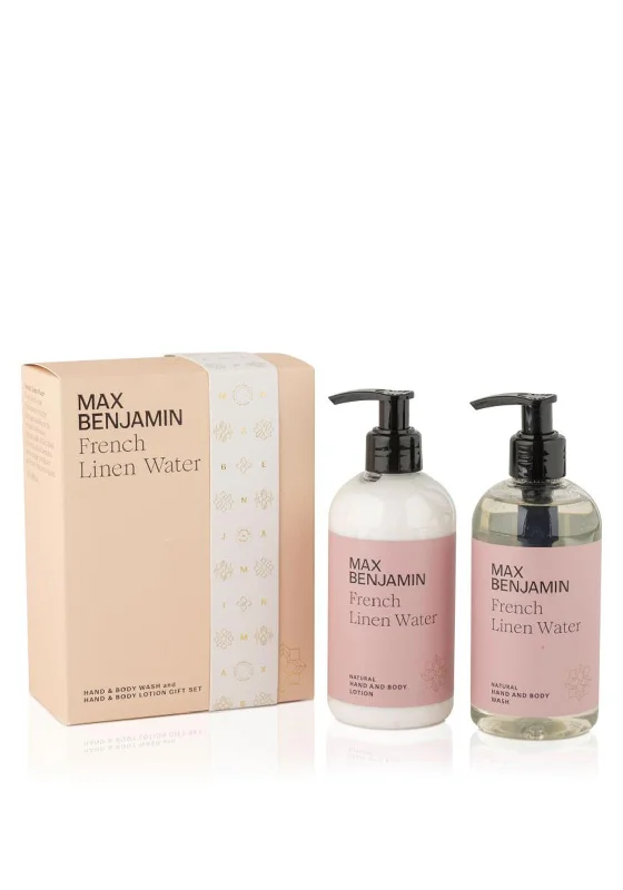 Max Benjamin White Pomegranate Hand & Body Wash Gift Set, 600ml