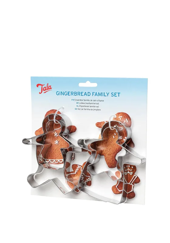 Tala Gingerbread Family Cutting Set