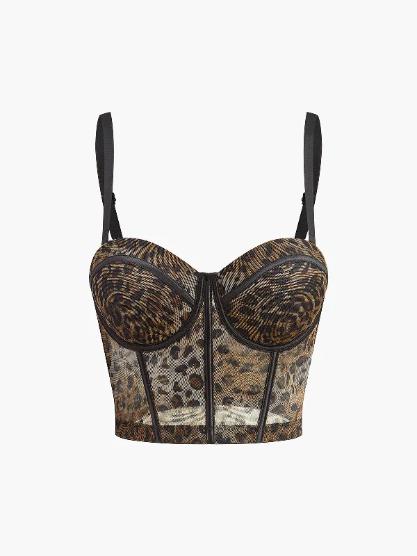 Leopard Printed Corset