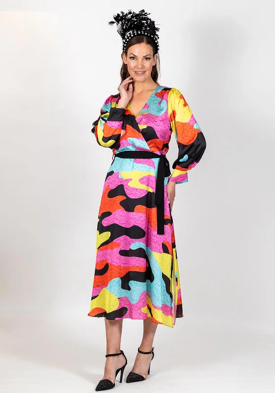 Ella Boo Bold Print Maxi Dress, MultiCrinoline Dress