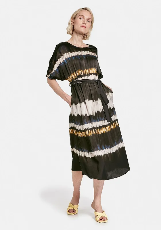 Gerry Weber Blur Print Midi Dress, MultiBridal Dress