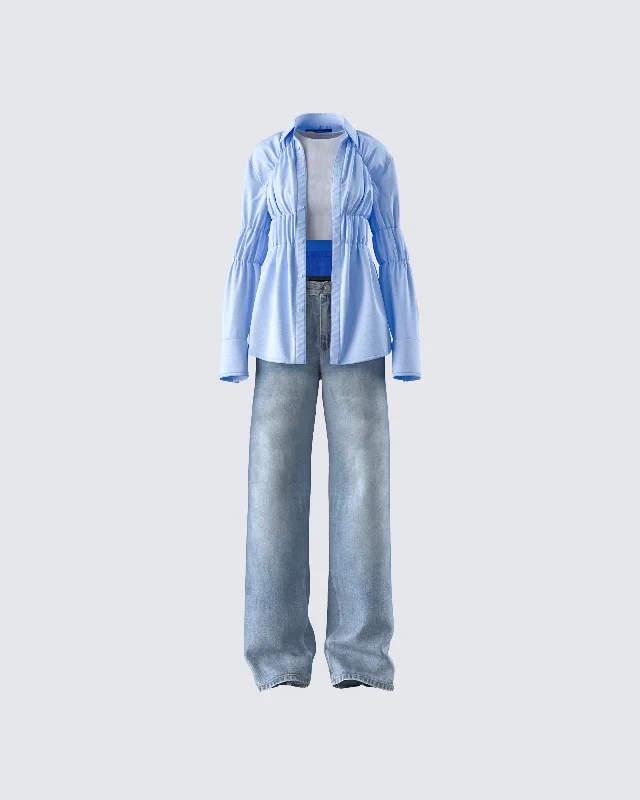 Reina Denim Set