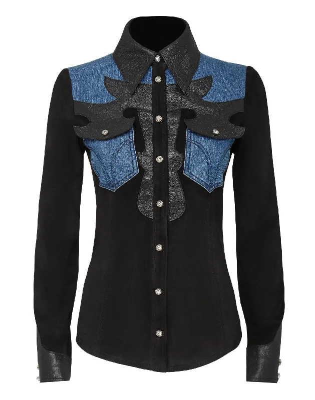 Designer ShirtsLeather Shirts Cowboy