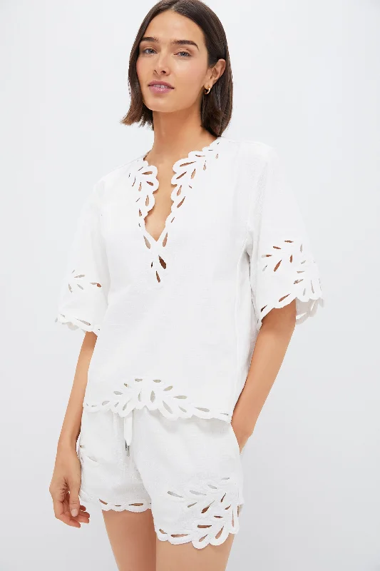 Cycling ShirtsWhite Shana Blouse