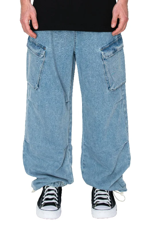 Men's Parachute Baggy Cargo Jogger PantsCorduroy Pants