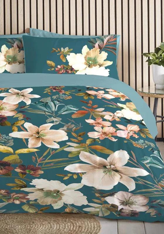 Appletree Jacinta Duvet Cover Set, Teal