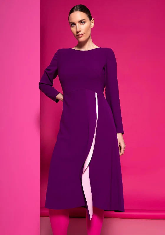 Caroline Kilkenny Violet Dress, VioletGeometric Dress