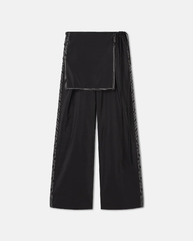 Evea - Glass Poplin Pants - BlackDenim Jeans