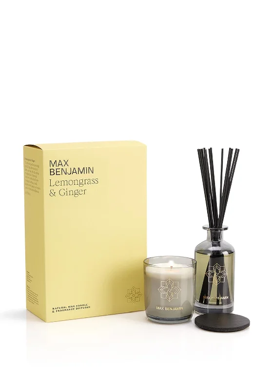 Max Benjamin Lemongrass & Ginger Candle & Diffuser Gift Set