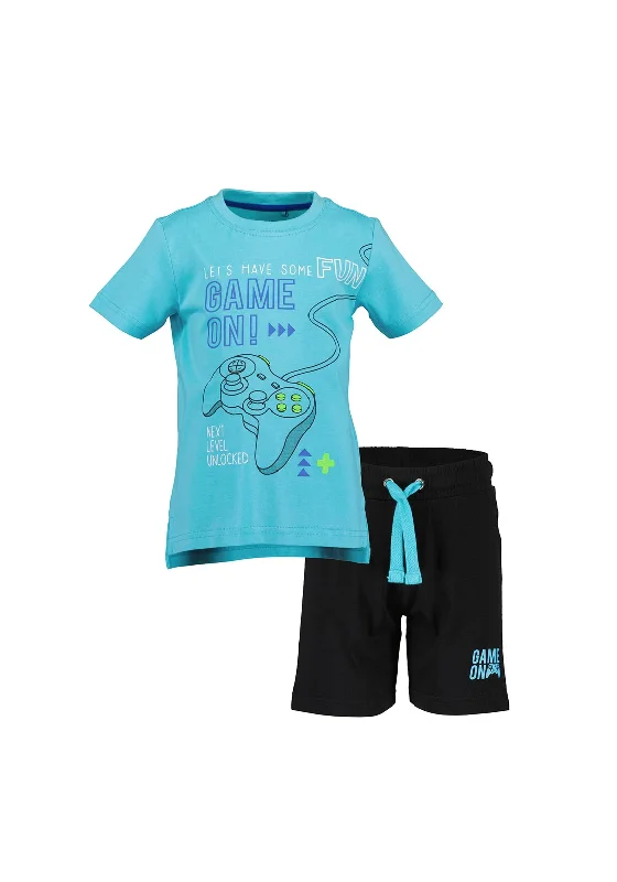 Blue Seven Boy Gaming Pyjama Set, Blue