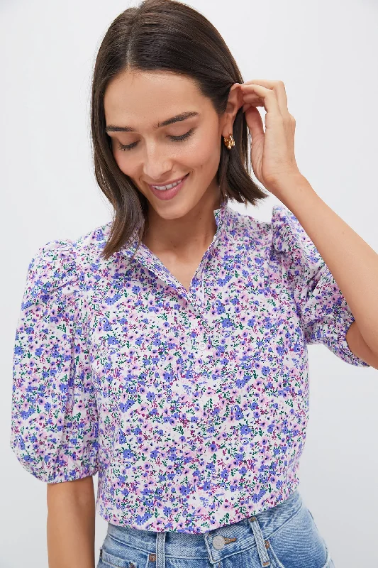 Hiking ShirtsLilac Multi Floral Florence Blouse