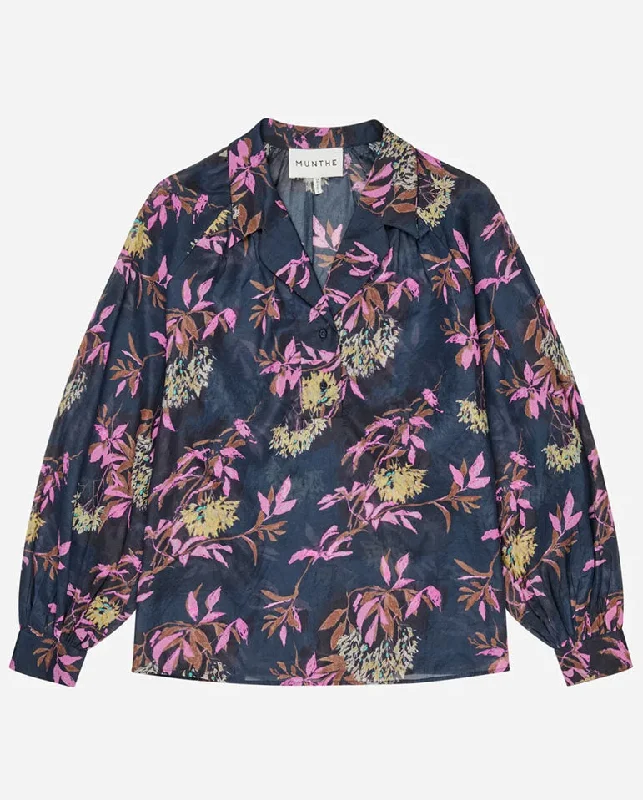 Urban ShirtsSusani Printed Blouse Navy Print