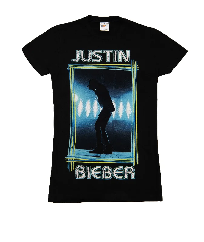 Justin Bieber Blue Live Photo TeeRelaxed Fit T-Shirts