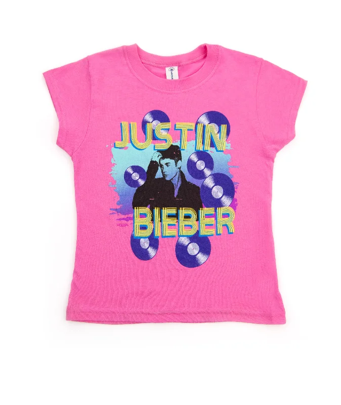 Justin Bieber Records Kids TeeVelvet T-Shirts