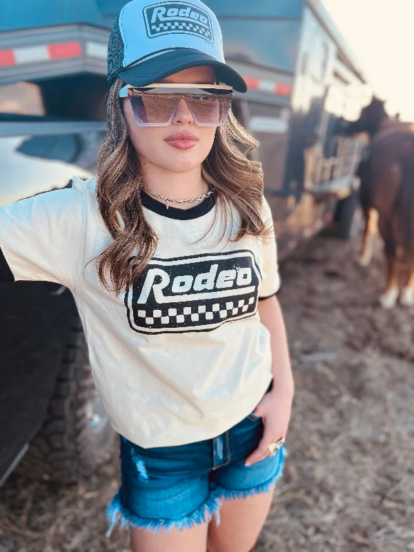 Rodeo Racer Unisex Ringer TeeStatement T-Shirts