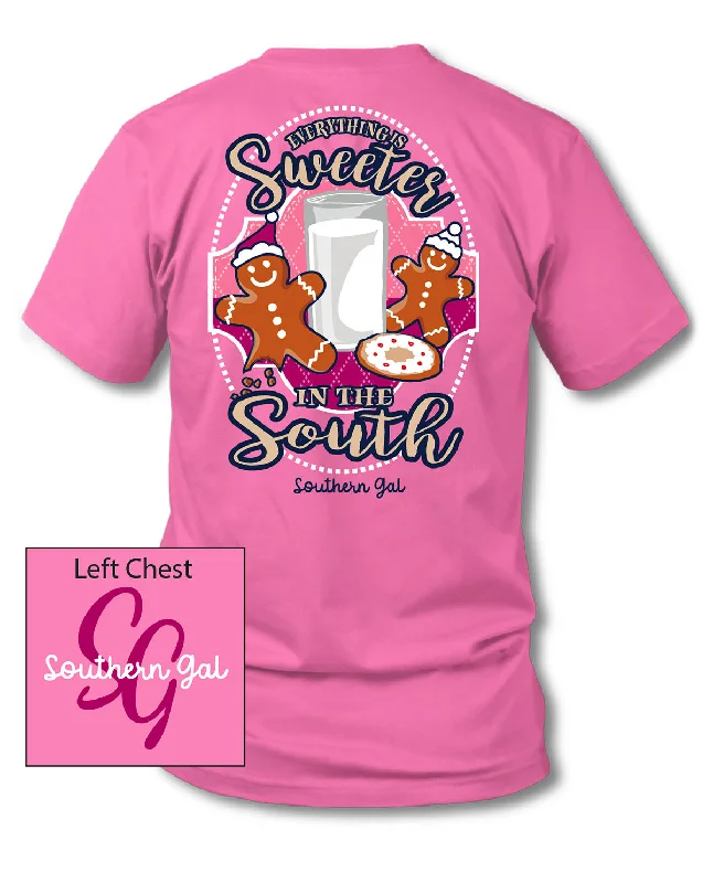 Southern Gal Christmas TeeLongline T-Shirts