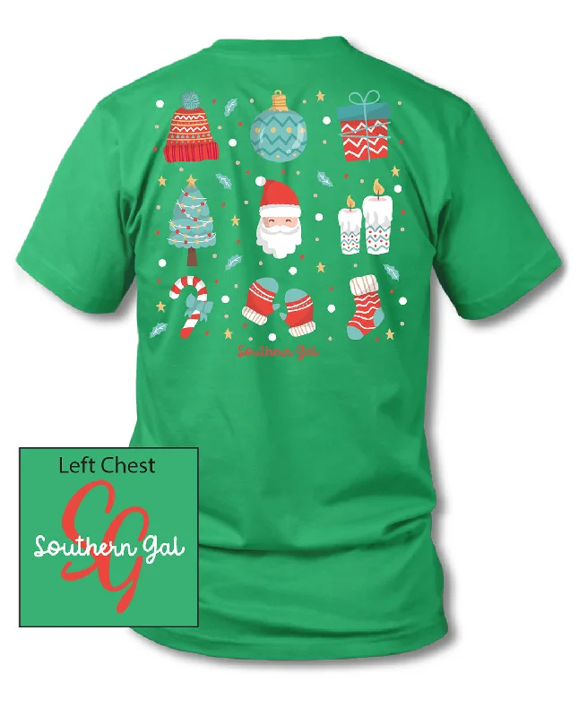 Southern Gal Jolly Time TeeOff-Shoulder T-Shirts