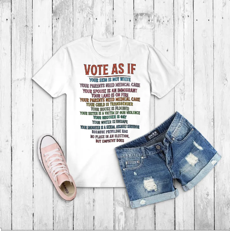 VOTE WITH EMPATHY TEEMinimalist T-Shirts