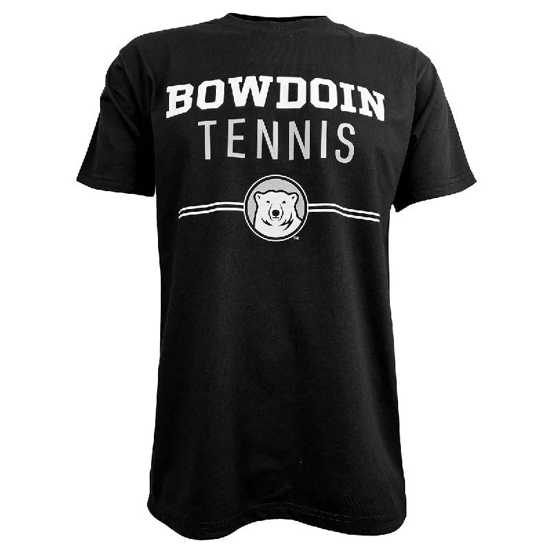 Bowdoin Tennis Sustainable Tee from MV SportLeather-Paneled T-Shirts