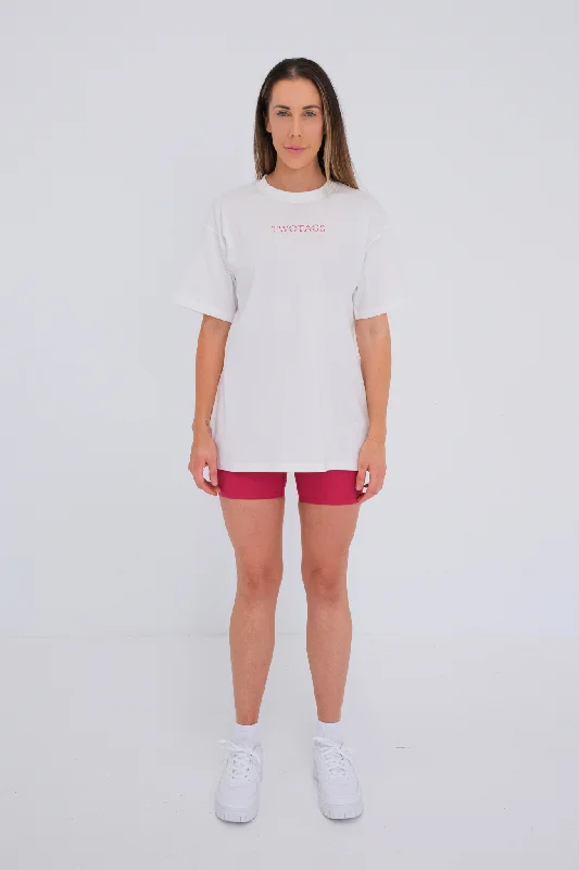 Omni Tee - WhiteRecycled Fabric T-Shirts