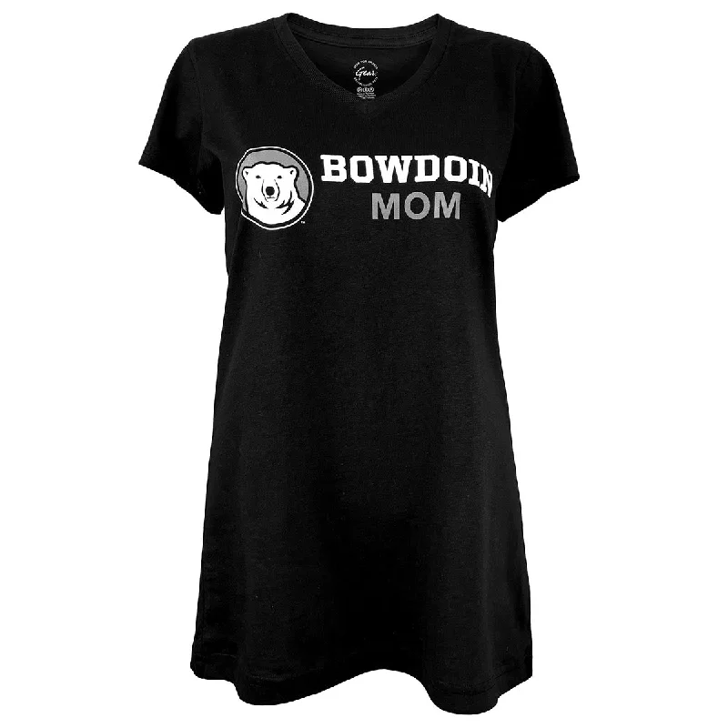 Women's Bowdoin Mom Tee from Gear for SportsLace-Up T-Shirts